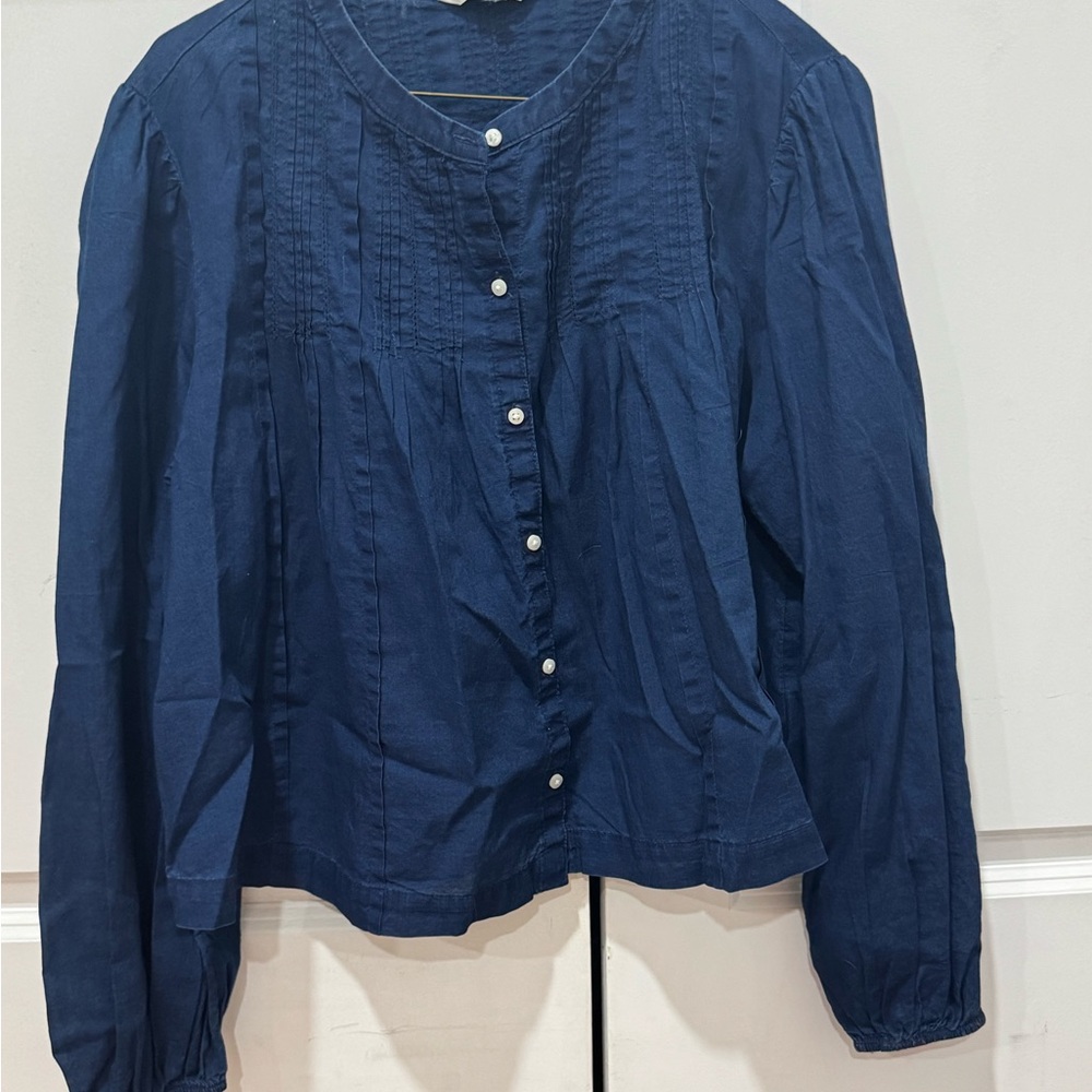 American Eagle Outfitters Dark Blue Blouse